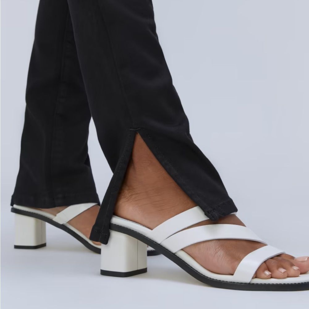 Everlane The Way High Skinny Split Hem Jeans Black Size 25 - Picture 5 of 11